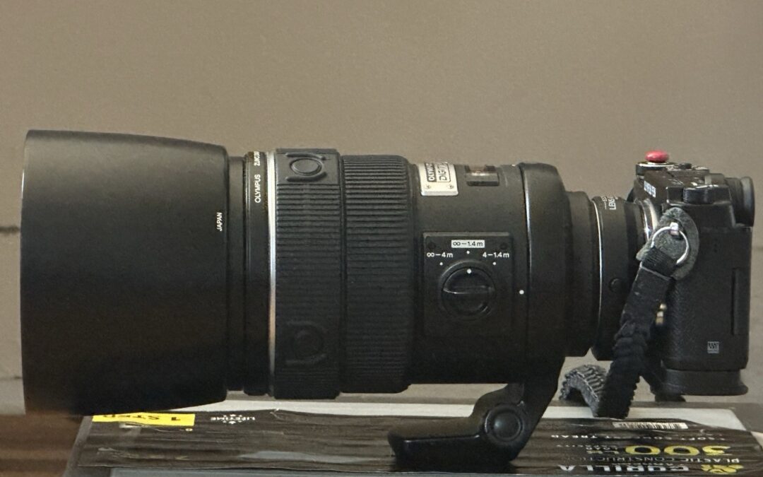 Olympus Zuiko Digital ED 150mm f2 Lens + Micro 4/3 Adapter (camera NOT Included)