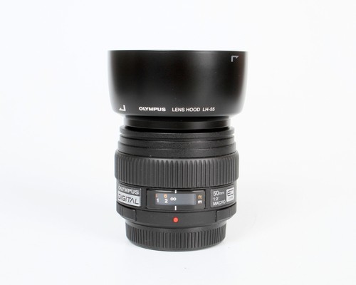 Olympus 50mm f/2.0 Macro ED Zuiko Digital Lens (Black)