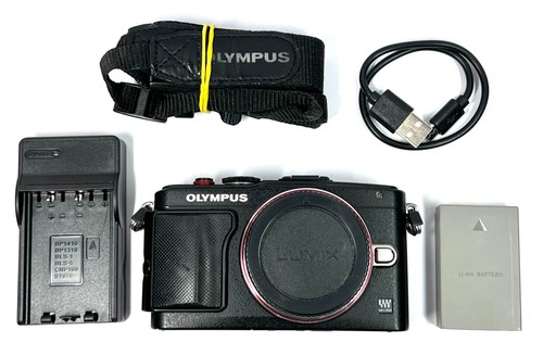 Olympus PEN E-PL6 Micro 4/3 Camera Body in Black VGC #3116