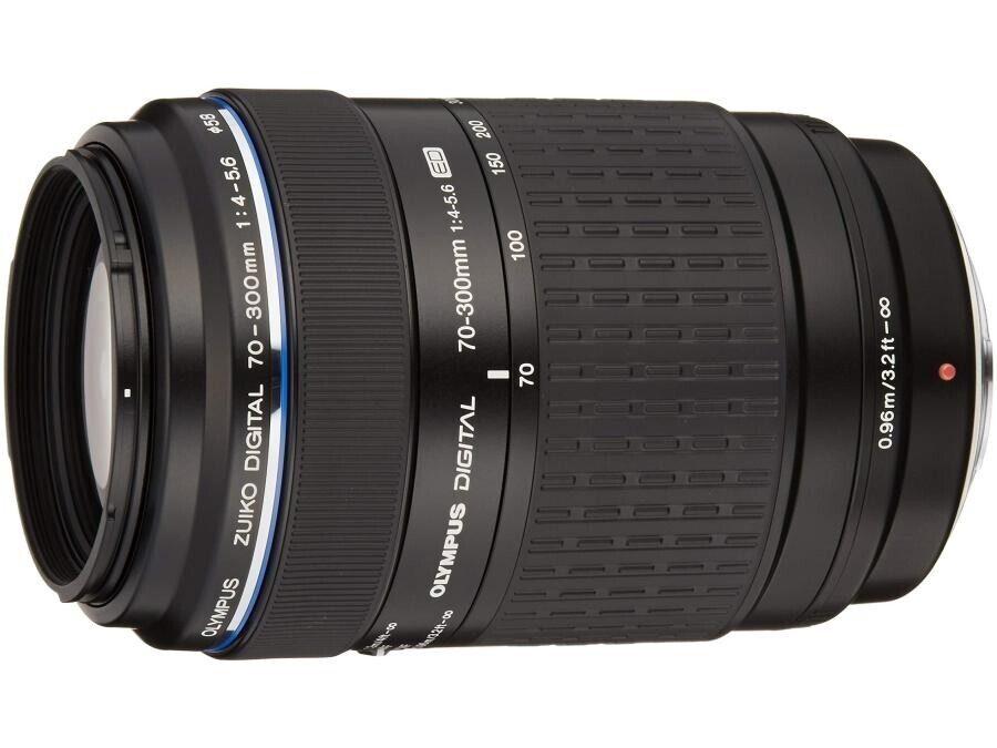 Olympus Zuiko 70-300mm f/4.0-5.6 ED Lens For Four Thirds DSLR Camera Telephoto