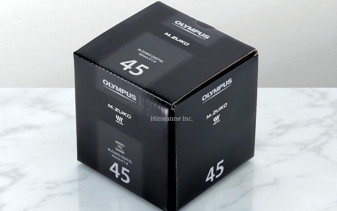 OLYMPUS M. Zuiko Digital 45mm f1.8 Standard Lens BLACK Micro 4/3 Mount Camera