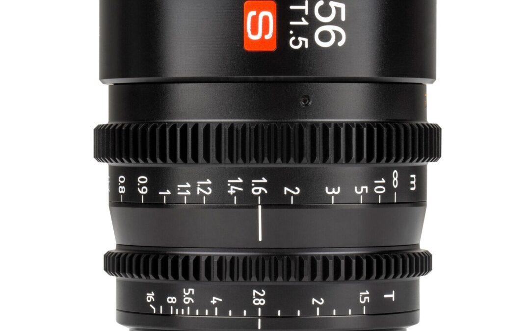 Viltrox S 56mm T1.5 Cinema Lens for Panasonic BMPCC 4K Micro 4/3 M43 GH5 Camera