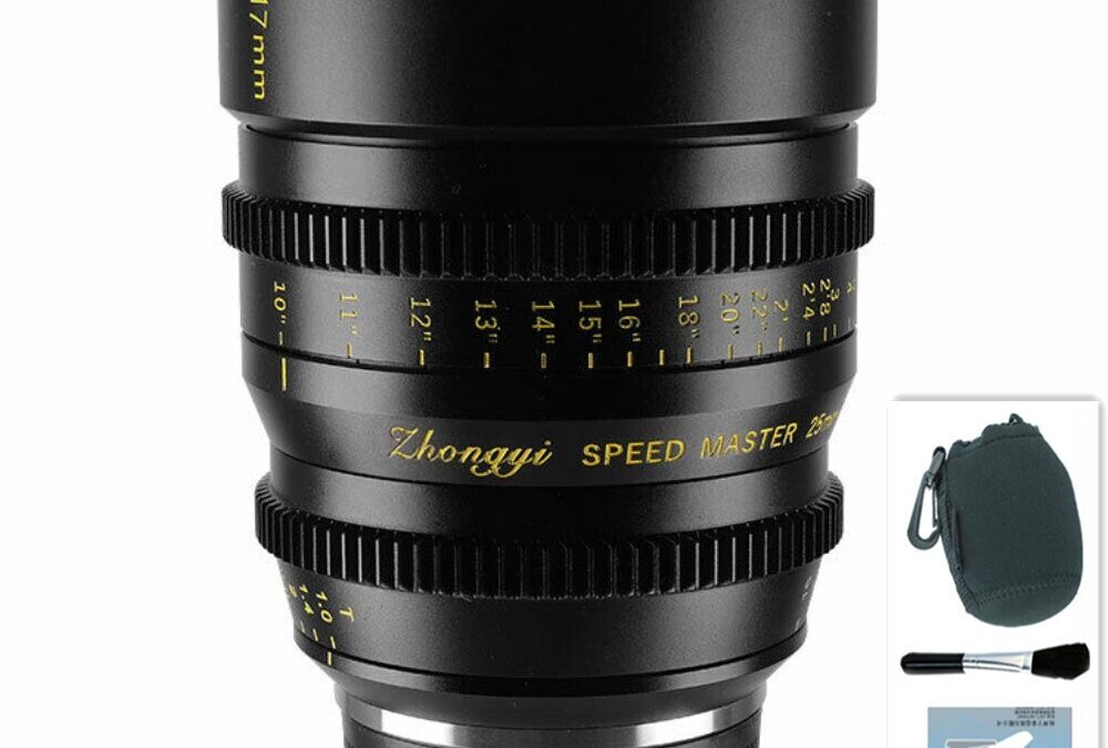 Zhongyi Cine Lens 17mm T1.0 for Panasonic for Olympus Micro 4/3 M43 Mount Camera