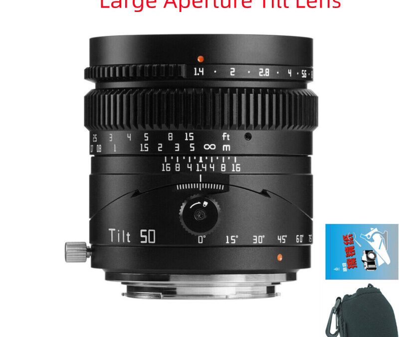 TTArtisan 50mm F1.4 Full Frame Tilt Lens for Micro 4/3 M4/3 Mount GH5 Camera