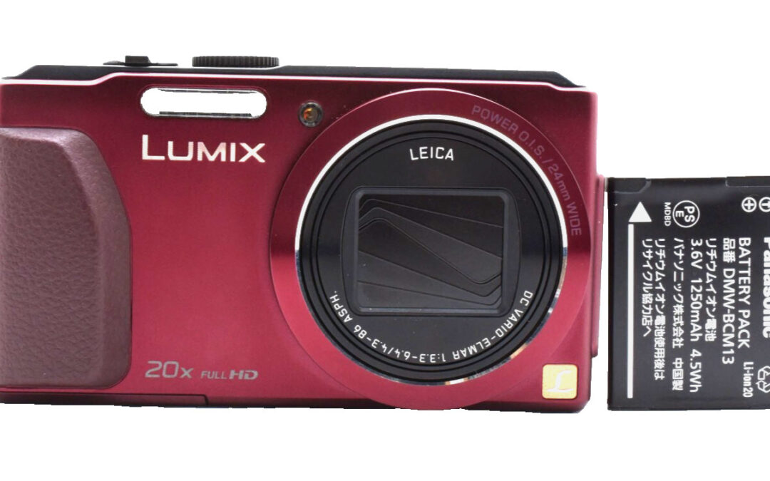 [N MINT] Panasonic LUMIX DMC-TZ40 Red Compact Digital Camera 18.1MP From JAPAN