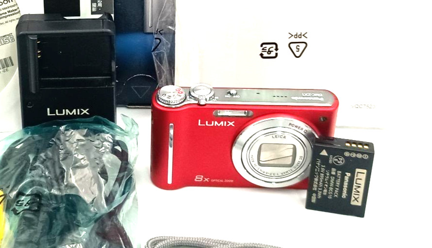Panasonic LUMIX DMC-ZX1 Compact DIGITAL Camera Red from japan