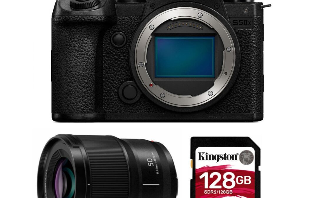 Panasonic Lumix S5 IIX 24.2MP Full Frame Mirrorless Camera with Phase Hybrid AF