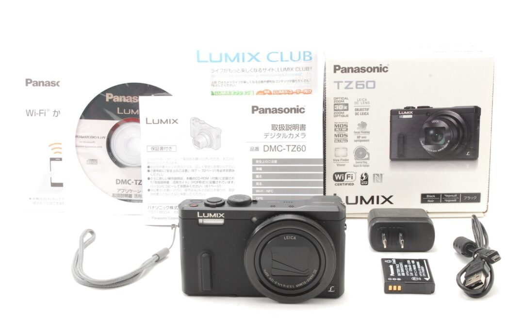 [NEAR MINT w/Box] Panasonic LUMIX TZ60 Compact Digital Camera From JAPAN