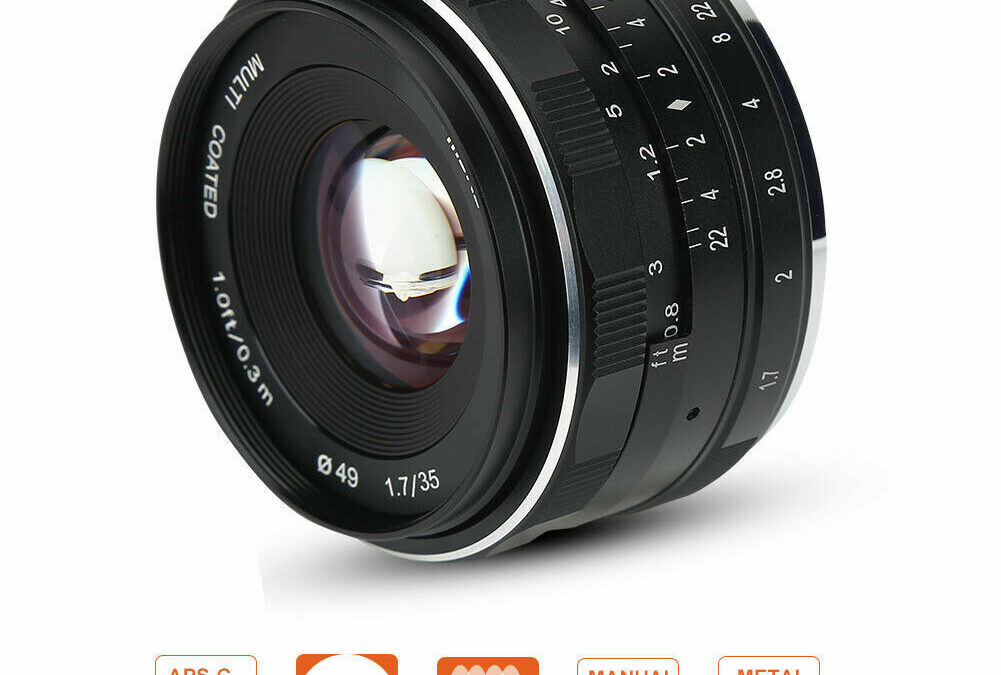 Meike 35mm F1.7 Manual Focus Prime Lens For Micro 4/3 MFT M4/3 Olympus Panasonic