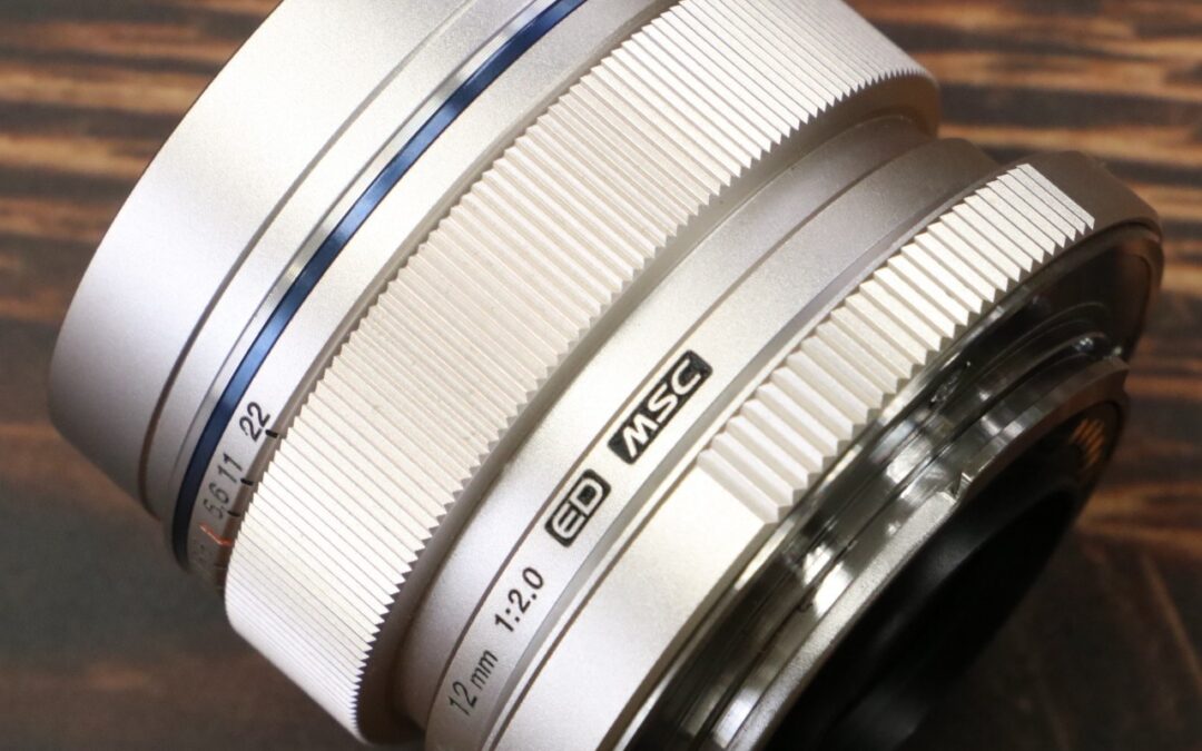 OLYMPUS M.ZUIKO DIGITAL ED 12mm F2.0 BLACK for M4/3 mount [Top Mint] #6724