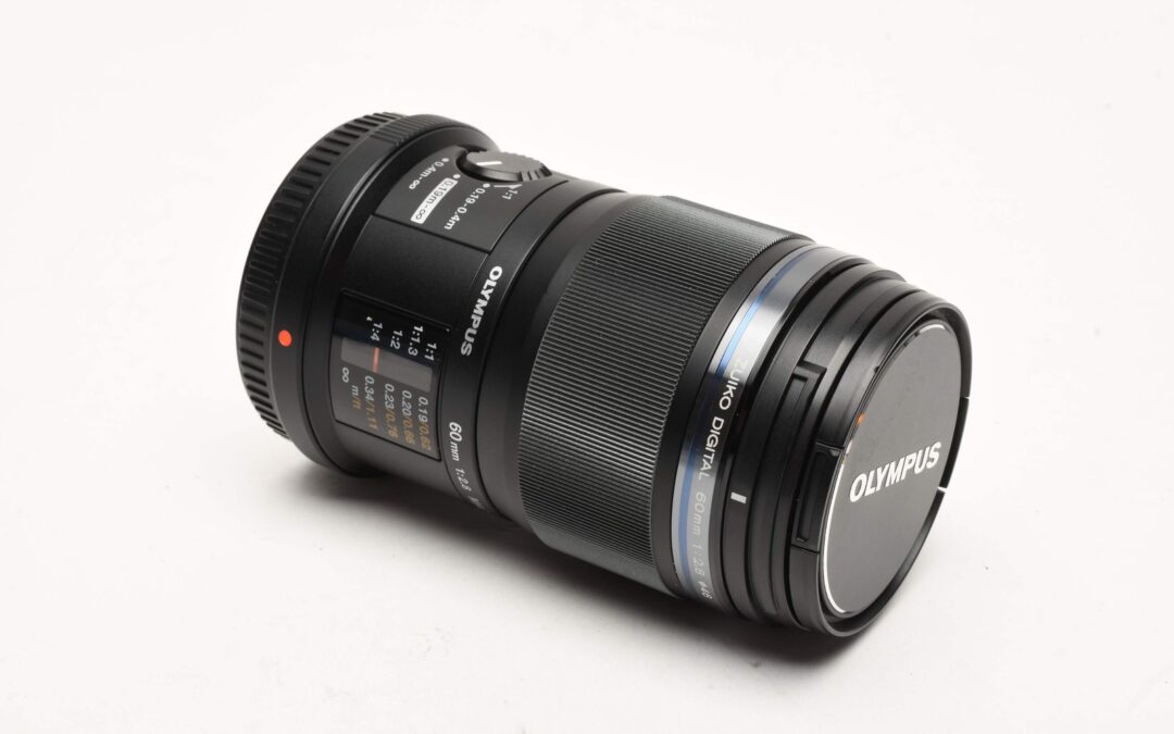 Olympus 60mm f2.8 Macro ED MSC Micro 4/3 Mount, Black, Mint-