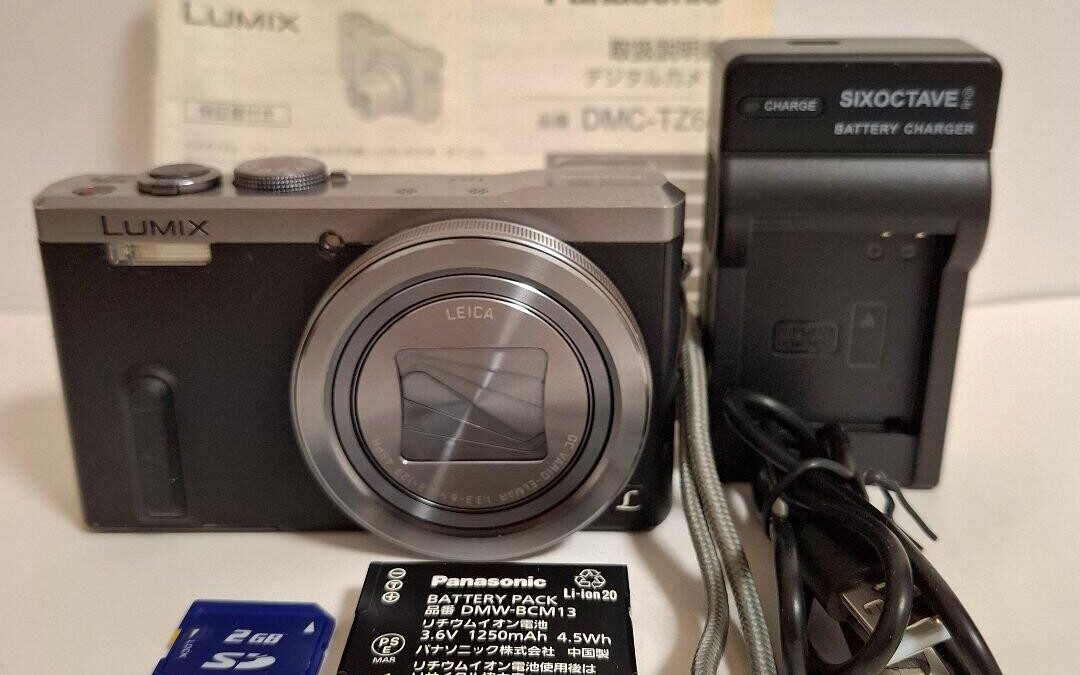 Panasonic LUMIX DMC-TZ60 Compact Digital Camera 30x Zoom WiFi Black