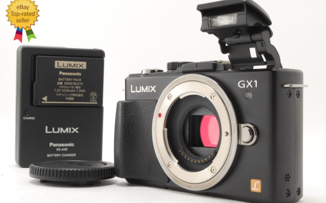 【NEAR MINT】 Panasonic LUMIX DMC-GX1 16.0MP Black Digital Camera Japanese only