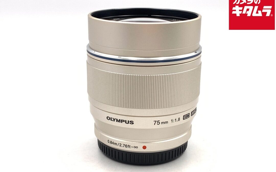 OLYMPUS M.ZUIKO DIGITAL ED 75mm F1.8 for M4/3 mount -Near Mint- `3049