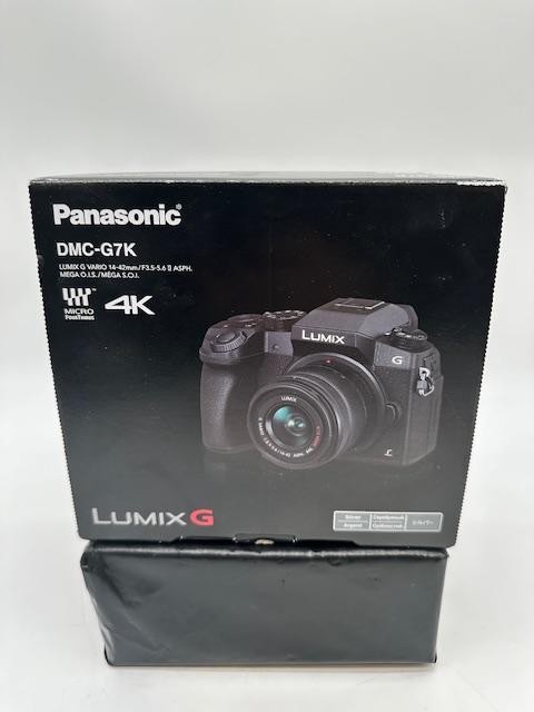 Panasonic LUMIX G7KS 4K Mirrorless Camera 16MP 14-42mm Lens Kit, DMC-G7K, Silver