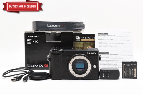 [Top MINT] Panasonic Lumix DC-GX7MK3 Body Black (GX9 Japan ver.) EnglishOK Japan
