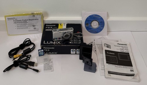 Panasonic Lumix DMC-FS3 8.1MP Compact Silver Digital Camera Original Box