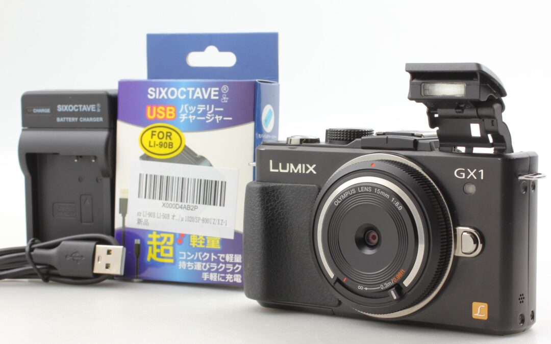[Near MINT] English OK Panasonic LUMIX DMC-GX1 w/ Olympus 15mm f8.0 From JAPAN