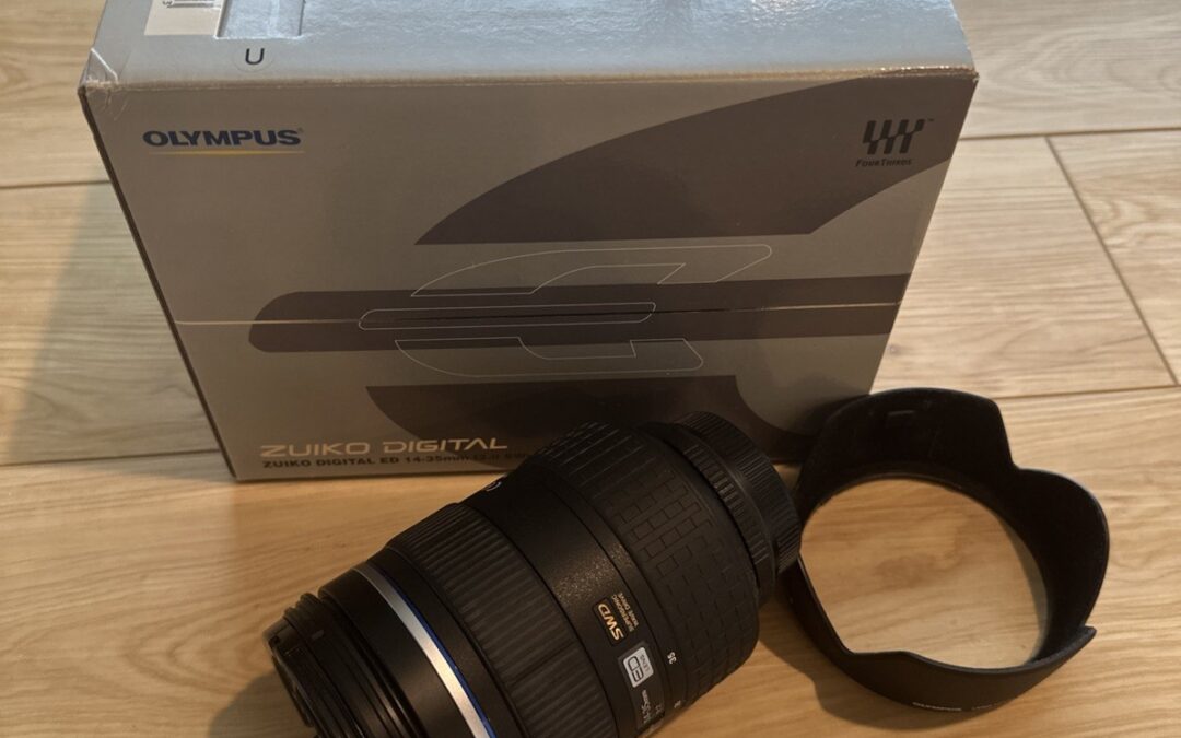 Olympus Zuiko Digital ED 14-35mm f/2.0 SWD Lens Four Thirds w/ Box Hood Caps