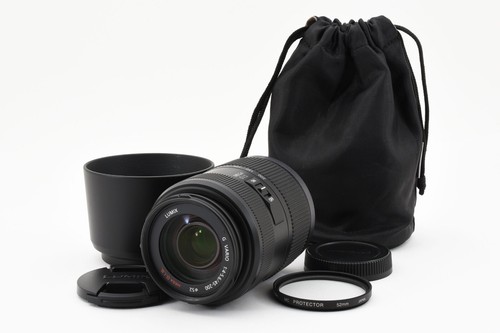 Panasonic LUMIX G VARIO 45-200mm F/4-5.6 Lens  w/Hood, Case [Exc+++] Japan #A714