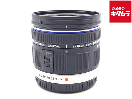 OLYMPUS M.ZUIKO DIGITAL ED 9-18mm F4.0-5.6 for M4/3 mount -Near Mint- `9518