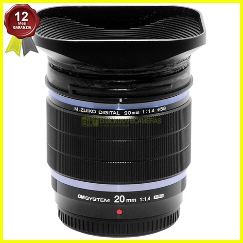 Olympus M. Zuiko 20mm 1.4 PRO Lens for MFT Micro 4/3 Cameras. READ!
