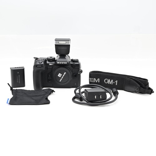 Olympus OM-1 Mark II 20MP Mirrorless Digital Camera Body Micro 4/3 w/Flash #240