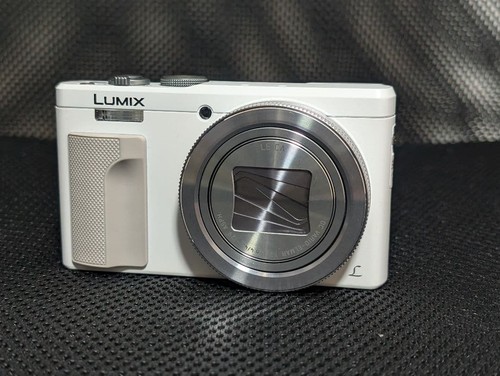 Panasonic LUMIX TZ85 White Compact Digital Camera 18MP Leica Lens Tested Japan