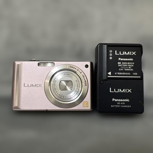 Panasonic Lumix DMC-FX55 Pink Compact Digital Camera 10MP Tested from Japan