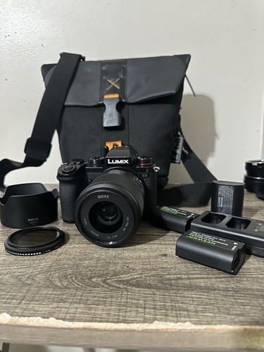 Panasonic Lumix S5 Mirrorless Digital Camera 24.2MP Black with 50mm F/2 Lens