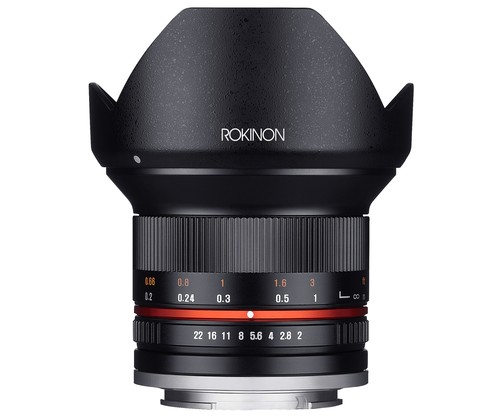 Rokinon 12mm F2.0 High Speed Wide Angle Lens (Micro 4/3 Black)