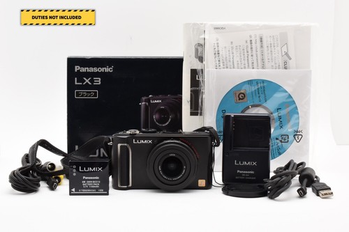 [Top MINT Box] Panasonic Lumix DMC-LX3 Black 10.1MP Compact Digital Camera JAPAN