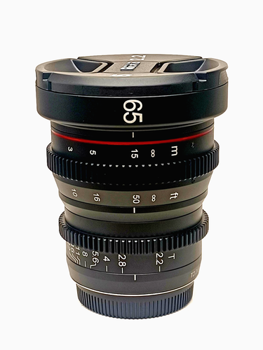Meike 65mm T2.2 Manual Focus micro 4/ 3 Tele- Portrait Cine Lens