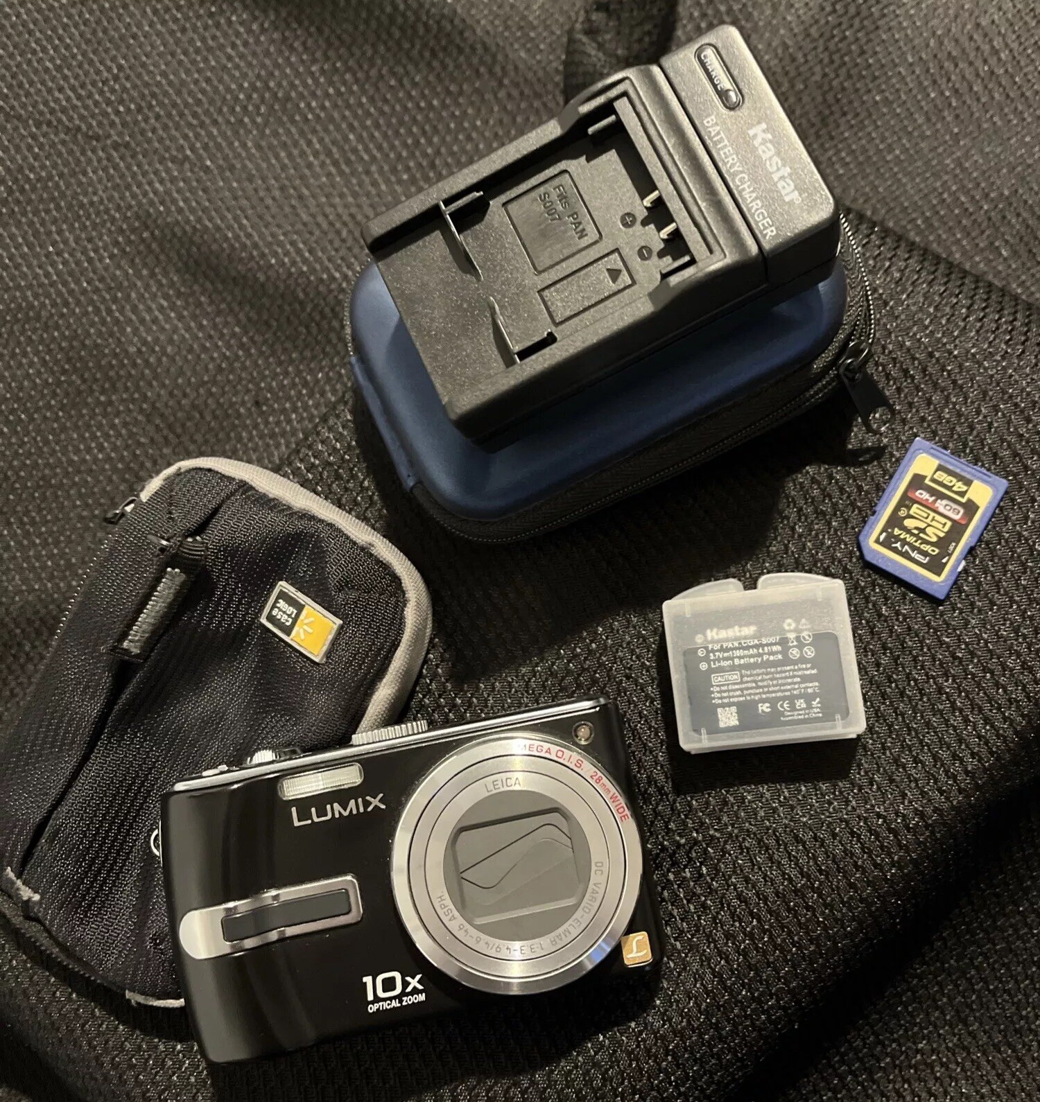 Panasonic Digital Camera Lumix DMC-TZ7 10.1MP Black