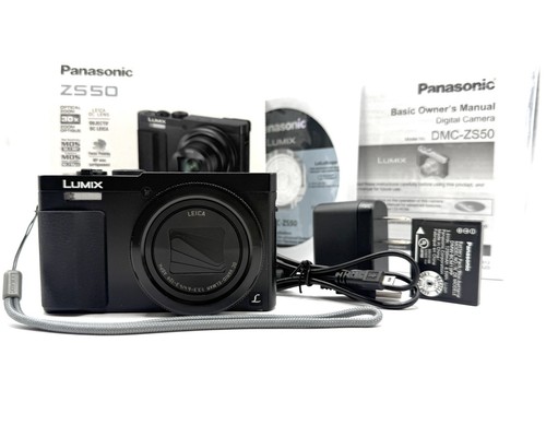 Panasonic Lumix ZS50 Digital Camera 12.1MP Black 30x Zoom Live View IOB