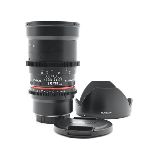 Rokinon 35mm T1.5 AS UMC II CINE Lens Micro 4/3 MFT #774