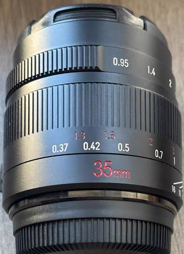 7artisans 35mm F0.95 Manual Lens f/Fuji X Sony E Canon EF-M RF Micro 4/3 Nikon Z