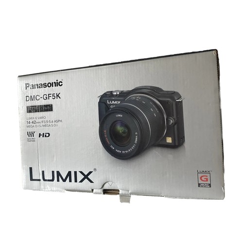 Panasonic Lumix DMC-GF5K 12.1MP Digital Mirrorless Camera & 14-42mm Lens In Box