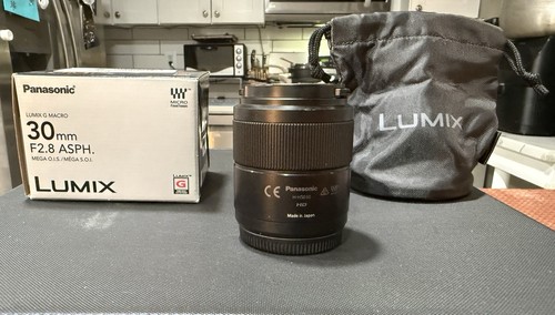 Panasonic Lumix G Macro Lens H-HS030 30mm f/2.8 ASPH MEGA O.I.S.