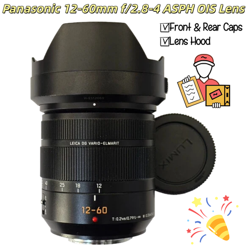 Panasonic Leica DG Vario-Elmarit 12-60mm F/2.8-4 ASPH OIS Lens – 95% New