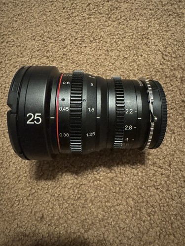 Meike Cine Lens APSC Micro 4/3 Adapter for E-Mount Carrying Case VND UV Filters