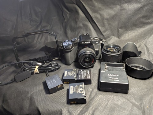 Panasonic Lumix DMC-G85 Camera Bundle – 2 Lens – SmallRig Cage – More