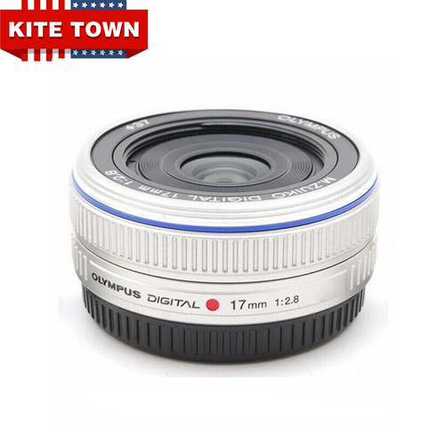 M.ZUIKO 17mm f/2.8 Wide Angle Silver Lens for Olympus Panasonic Micro 4/3 Camera