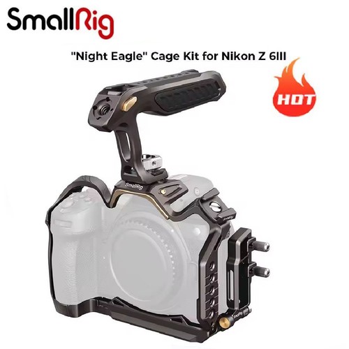 SmallRig “Night Eagle” Cage Kit for Nikon Z6 III with Top Handle & Cable Clamp