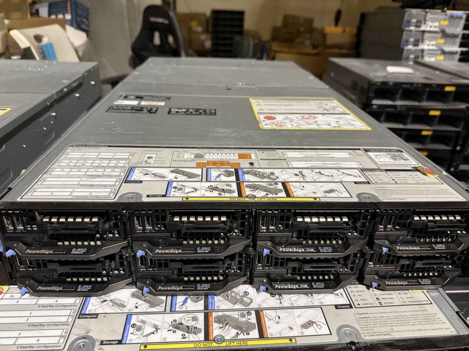 Dell PowerEdge FX2s + 8x FC430 Blades 16x E5 2630v4