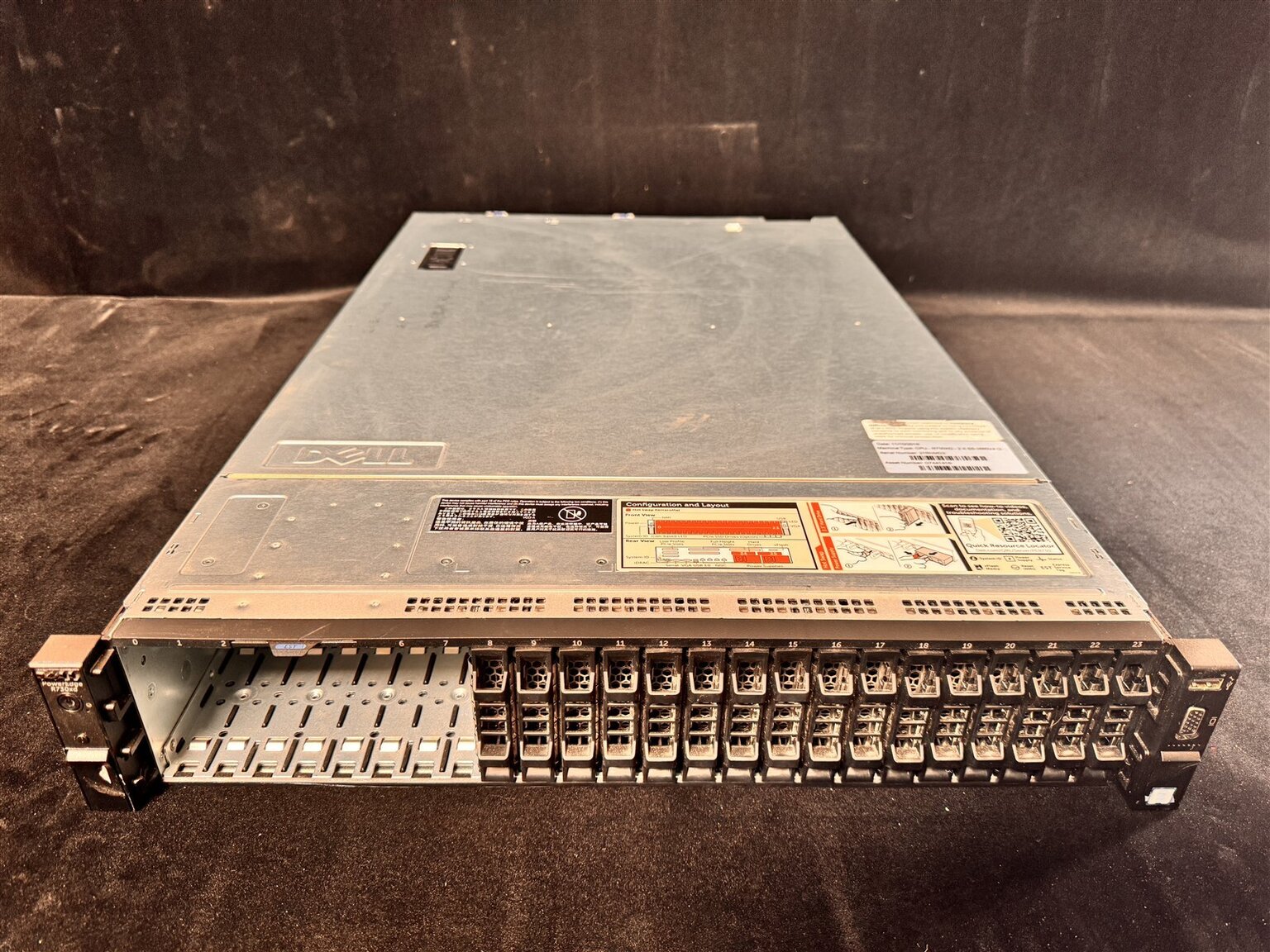 Dell PowerEdge R730XD 24SFF 2x E5 2620v4 16 Core 32GB H730 No