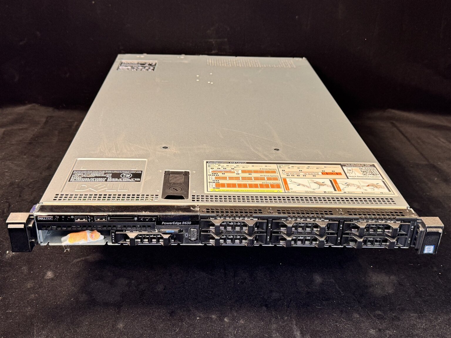 Dell R630 8SFF 1U Server 1x E5 2623v3 3.0GHz 4 Core iDRAC8
